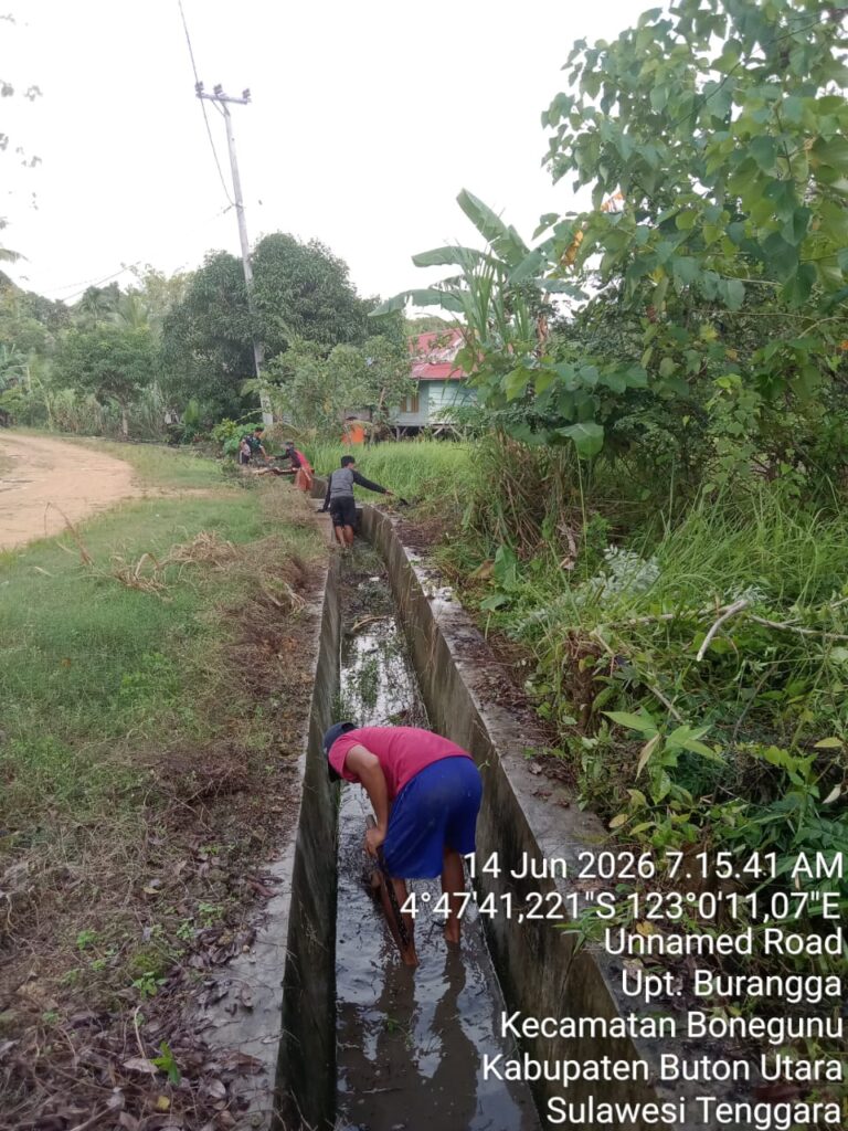 HOK Pembersihan Saluran Air Desa Koboruno